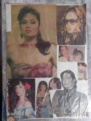 Türkan Şoray Çeşitli Gazete Dergi ve Haber Sayfalarından kesilmiş 20 adet fotoğraflı 20*30cm ebadında arkalı önlü boş kağıda yapıştırılmıştır.