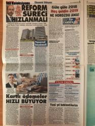 Sözcü Ekonomi Dünyası Gazetesi, 28 Aralık 2018,  Ege Cansen, Recep, Fuat Erbil, Timur Bayındır, Adnan Bali, Hakan Ateş, Hakan Binbaşgil, Ümit Leblebici, Murat Muratoğlu,  Destek Ve Kampanyalar Otomotiv İçin Kurtaramadı, Gayrimenkul Sektörü Zor Bir Yılı Geride Bırakıyor, İnşaat Sektörü İçin Zor Bir Yıl Oldu, Zorlu Yıl, 2019 Ekonomi, 2019'un İlk Yarısı İş Dünyası İçin Zor Bir Dönem Olacak, Güven Olmadan Bereket Olmaz, Enflasyonda Normalleşme Faizi Rahatlatır, Ticaret Savaşları Çarpacak, Turizmci Gelire Odaklandı, Büyümeyi Dışarıda Arayacaklar, Fonlama Maliyeti Önemli Olacak, Temkinli Olmakta Fayda Var, Reformlar Hız Kazanmalı, 2019'un Tuhaf Hikayesi: Türkiye Ekonomisi
