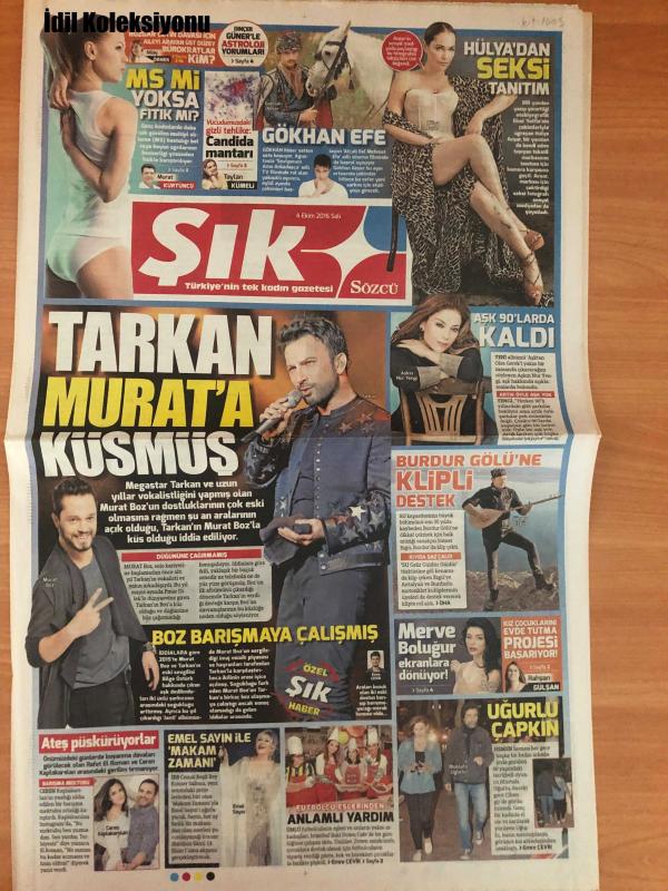 Sözcü Şık Gazetesi 4 Ekim 2016 Ali Demir e Erkek Kardeş Geliyor  