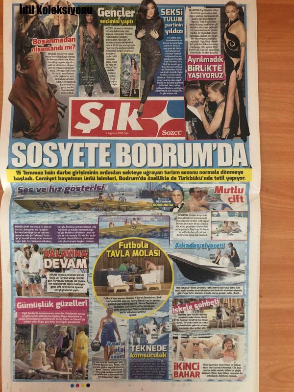 Sözcü Şık Gazetesi 2 Ağustos 2016 Aslı Enver Murat Boz a Bakıyor  