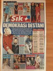 Sözcü Şık Gazetesi, 1 Ağustos 2016, Burcu Esmersoy Animasyon Yıldızı Oldu, Burcu Esmersoy, Derici 