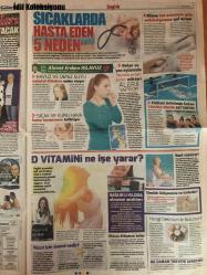 Sözcü Cumartesi Gazetesi, 30 Temmuz 2016,  Arzum Onan, Bodrum Masalı' Çok Yakında Başlıyor, Bodrum'da Tatil Yapan Arzum Onan ve Mehmet Aslantuğ, Candan Erçetin, Çifte Sürpriz, Defne Samyeli'nin 