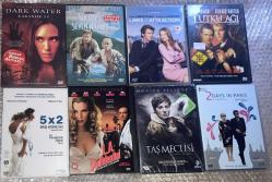 8 DVD 5x2 Taş meclisi  Six days seven nights   Dark Water Karanlık Sular  Laws of attraction Julianne Moore  L.A. Confidential  Rounders Tutku Ağı  2 Days in Paris