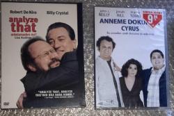 ANNEME DOKUNMA CYRUS Marisa Tomei John C Reilly  --- ANALYZE THAT 2 DVD Billy Crystal Robert De Niro SIFIR JELATİNLİ Snap Case Klasik Warner Bros kutusunda