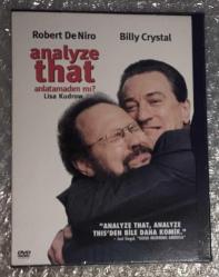 ANALYZE THAT DVD Billy Crystal Robert De Niro SIFIR JELATİNLİ Snap Case Klasik Warner Bros kutusunda
