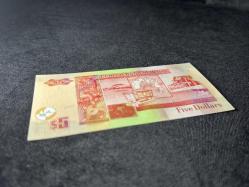 QUEEN ELİZABETH II Belize 5 Dolar 2020 UNC ÇİL  BELIZE $ 5 DOLLARS 2020