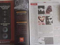 Sinema Gazetesi Haftalık Antrakt Dergisi Eki - 26 Kasım - 2 Aralık 1999 - Sayı:11 - Mavi Korku Filmi - Jacqueline McKenzie - Michael Rapaport - Stellan Skarsgard - JBL Hoparlör Reklamı - Helena Bonham Carter - Sadi Çilingir - Sinema Basınından İnceler - Topkapı Sarayı - Neriman Köksal - Ülkü Erakalın - Asansör Filmi - Mustafa Uğurlu - Arzu Yanardağ - Demet Şener - Burak Sergen - Hakan Aygün - Mutluluğa Uçuş - Tuncan Okan - İşte Oy Alan Filmler - Matrix - Star Wars - Yağmurdan Önce - Sinema Güney Pendik - İstanbul Sinemaları Sunar: - Sinemalarda Bu Hafta - Salkım Hanımın Taneleri Filmi - Zuhal Olcay - Hülya Avşar - Murat Daltaban - Kamuran Usluer - Zafer Algöz - Nurseli İdiz-  Gerçeğin Peşinde Filmi - Harrison Ford - Kristin Scott Thomas fotoğraf ve haberi - Tam Takım Dergi