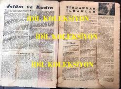 Büyük Doğu Dergisi (Dönemine ait, Orijinal) - Necip Fazıl Kısakürek - 70. SAYI - 31 EKİM 1947 - ALİ İHSAN SABİS - HİLMİ ZİYA - GARİBOĞLU - MEKKİ ÜÇIŞIK - ADIDEĞMEZ - SALAHADDİN - HAKKI KAMİL AK - BE. DE. - MUHBİR - PROF. H. H. - SIRRI BELLİOĞLU - KİLİSLİ RİFAT - SALİH ZEKİ - ALİ RIZA - REFİK FİKRET - D. N. ALTUNCUOĞLU - İSLAM ve KADIN - 24 MADDEDE 24 YIL - ZİNDANDAN İLHAMLAR - KUMAR - İMAMI GAZALİ'DEN HİKMETLER - ÜLFET ÖLÇÜSÜ - ALEVİ ve RAFIZİLERE CEVAP - HALKADAN PIRILTILAR - VESİKALAR KONUŞUYOR, İLK MECLİS ve İLK YEMİNLER - İKTİSADİ MANZARAMIZ - MAREŞALE HİTAP - HADİSELERİN MUHASEBESİ - SOVYETLERİN 14 MİLYON KÖLESİ - HAPİSHANE NOTLARI - ZİNDANDAN İLHAMLAR - KIZILBAŞ - BİRİNCİ DÜNYA HARBİNDEN BUGÜNE - TEBRİZDEN MALTA'YA - ALİ İHSAN PAŞA - 19'UNCU ASIRDA İSTANBUL - GECEKONDU'LAR - CHP MÜFRİTLERİNİN DEVLET ve HÜKUMET KADROSU