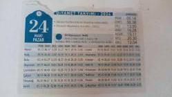 DİYANET TAKVİMi 24 MART 2024 (ANKARA İÇİN)