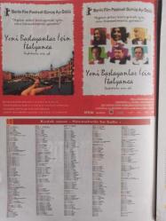 Sinema Gazetesi Haftalık Antrakt Dergisi Eki - 22-28 Kasım 2002 - Sayı:4 - Benim Karım Artist Filmi - Charlotte Gainsbourg - Yvan Attal - Berlin Film Festivali Ödülü - Tek Cümle - Sinderella - Çılgın Kızlar Filmi - Goldie Hawn - Susan Sarandon - Geoffrey Rush - Erika Christensen - Gençlik Ateşi Filmi - Piper Perabo - Jane McGregor - Trent Ford - Julie White - Sinemada Asla Kapı Çalmaz! - Tuncan Okan - Dönüş Yok Filmi - Bellucci Cassel - Kadıköy Sinema Tek - Harry Potter: Sırlar Odası Filmi - Kenneth Branagh - John Cleese - Robbie Coltrane - Warwick Davis fotoğraf ve haberi - Tam Takım Dergi