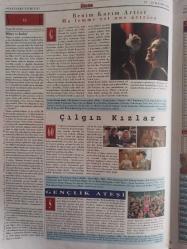Sinema Gazetesi Haftalık Antrakt Dergisi Eki - 22-28 Kasım 2002 - Sayı:4 - Benim Karım Artist Filmi - Charlotte Gainsbourg - Yvan Attal - Berlin Film Festivali Ödülü - Tek Cümle - Sinderella - Çılgın Kızlar Filmi - Goldie Hawn - Susan Sarandon - Geoffrey Rush - Erika Christensen - Gençlik Ateşi Filmi - Piper Perabo - Jane McGregor - Trent Ford - Julie White - Sinemada Asla Kapı Çalmaz! - Tuncan Okan - Dönüş Yok Filmi - Bellucci Cassel - Kadıköy Sinema Tek - Harry Potter: Sırlar Odası Filmi - Kenneth Branagh - John Cleese - Robbie Coltrane - Warwick Davis fotoğraf ve haberi - Tam Takım Dergi