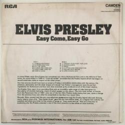 Elvis Presley - Easy Come, Easy Go / UK 1975 / LP