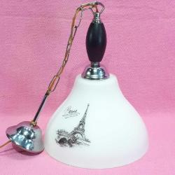 PARİS EYFEL KULESİ RESİMLİ AVİZE CAM SARKIT