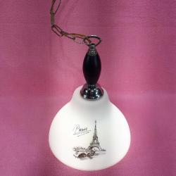 PARİS EYFEL KULESİ RESİMLİ AVİZE CAM SARKIT