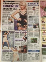 Sözcü Cumartesi Gazetesi, 11 Mart 2017, Yonca Evcimik, Erdal Beşikçioğlu, Emma Watson, Kim Kardashian, Sinem Kobal, Kanan Indr, Burak Sağyaşar, Hatice Şendil, Melda Gür, Dincer Guner, Ayşe Gül Güven, Özlem Gürses, Atıl Kutoğlu, Sertab Erener, Erhan Yazıcıoğlu, Özlem Gürses,  Falda Aşk Yok İş Var, Sağlıklı Yaşam İçin İlk Adım: Şekeri Terk Et, Dekolteye Sigmadı, ABD'de Ev Aldılar, İmkânlar Yeterli Olursa Madonna'yı Geçerdim, Ufacık Farklılıklar Kocaman Sonuçlar Doğurabilir, Feministleri Kızdırdı, Stilden Podyuma, Oğlumun Adını Doğunca Düşüneceğim, Ey Trump! Gel Kendini İzle, Kahvenin Aşkla Ne Alakası Var, Kutoğlu'ndan Yaz Esintisi, Cekilin Yoldan Vahşi Batı'dan Geliyorlar