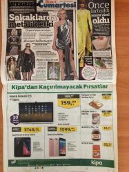 Sözcü Cumartesi Gazetesi, 20 Ocak 2018,  Barış Arduç, Gupse Özay, Mesut Özil, Amine Gülşe, Mehmet Günsür, Vecihi Hürkuş, Ajda Pekkan, Osman Erk, Dincer Güner, Burak Göral, Aytaç Akyurt, Mustafa KızgınYürek, Op. Dr. Aybars Akkor,  Sokakları Metalik Etki Sardı, Göklerdeki Kahraman Vecihi Hürkuş, Hacimli Saçlara Merhaba!, Stresli Bir Dönem Geçiriyoruz, Sosyal Medyada Yapılan 15 Ölümcül Hata, Akne Sorununa Beslenmeyle Son Verin, Youtuber Olmak Ya Da Olmamak!, Nezle ve Gripten Doğru Beslenerek Korunun, Anne-Babalara Özel Karne Tüyoları, Türk İnsanının Hastalığa Bakış Açısı..., Aktif Bir Beyin İçin Ezberle Hayır!, Ajda Pekkan Doğuma Hazırlanır Gibi Hissediyorum, Tasarımlar Hiç Bu Kadar Absürt Olmamıştı, Yeni Proje Yolda