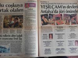 Antalya Altın Portakal Film Festivali Gazetesi Eki - 1995 Yılı - Altın Portakal'da Uluslararası Heyecan - Bu Coşkuya Ortak Olalım - Sinemalı Günler - Kötü Rollerin Altın Kalpli Dev Oyuncusu: Erol Taş - Yeşilçam'ın Devleri Antalya'da Jüri Önünde - Yaşar Sobutay - Gurur Duyuyoruz - Altın Portakal Yeşilçam'a Doping - Hasan Subaşı - Sanatçılar ve Hayranları Kucaklaşacak - Her Yıl Daha İyiye - Anlamlı Ödül - Altın Portakal Vakıfla Güçlendi - Sanat Tanrıçası - Hasan Coşkun - Nereden Nereye Geldik - 1964'den 1994'e Kadar En İyiler - Anpet Limited Şirketi Reklamı fotoğraf ve haberi - Tam Takım Dergi