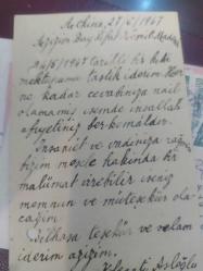 KRT124-------1947 GALATA VARIŞLI TÜRKÇE YAZILI YUNAN POSTA KARTI