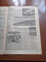 Milliyet Turizm Gazetesi - 1980'li Yıllar - İstanbul 7 - Dünyaca Meşhur Fındığın Çıktığı Yer Değirmendere - Hereke Otel  Lokanta Yok Amma Pırıl Pırıl Bir Denizi Var - Selimiye - Marmara Ereğlisi - Kara Burun-  Ağva - İstanbul Plajları - İstanbul Müzeleri - Yerebatan Sarayı - Topkapı Sarayı - Büyük Ada Yörük Ali Plajı -  Piyerloti Kahvesi - Çınar Otel