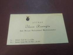 KRT125-----AVUKAT İHSAN KURTOĞLU KARTVİZİT