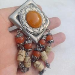 Klipsli Sallantılı Vintage Küpe