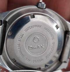 İSVİÇRE OMAX MARKA ORİJİNAL AKTİF OTOMATİK KRİSTAL CAM ÇELİK KASA TAKVİMLİ SARI AKSAMLAR ALTIN KAPLAMA KOLEKSİYONDAN ÇIKMA SÜPER KOL SAATİ L3RRR1