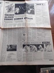 Halka Ve Olaylara Tercüman Gazetesi - 11 Nisan 1979 - Bahar Kupası - Basketbol Liginin Kaderini Değiştirecek Karar - Paris'teki Sovyet Bankasının İçyüzü Yazı Dizisi - Yavuz Sultan Selim -  Ayten Gökçer - Meral Zeren - Kahramanmaraş'ta 1800 Çiftçi Valiliği İşgal Etti - Jane Fonda - Alparslan Türkeş Diyanet İşleri Başkanı Tayyar Altıkulaç'a Geçmiş Olsun Ziyaretinde Bulundu - THKP-C Üyesi 7 Kişi Yakalandı - Behice Boran