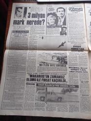 Halka Ve Olaylara Tercüman Gazetesi - 24 Temmuz 1985 - Rauf Tamer -  Yavuz Donat - Danimarkalı Müslümanlar Yazı Dizisi - Futbolcu Erdal Keser ne Türküm Ne Alman - Fenerbahçeli Abdülkerim Durmaz'ın Sevinci - Turgut Özal Kızım Zeynep İle Asım Ekren'in Evlenmelerine İzin Vermedim - Devlet Planlama Teşkilatı Kaynayan Kazana Döndü -  SODEP -  Halkçı Parti - Kenan Evren Yılan Hikayesine Dönen İstanbul Üniversitesi Avcılar Kampüsü İnşaatına El Koydu - Necmettin Erbakan