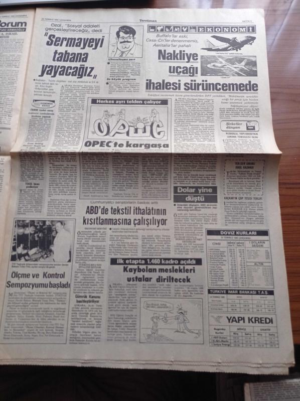 Halka Ve Olaylara Tercüman Gazetesi 24 Temmuz 1985 Rauf Tamer  