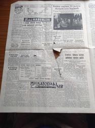 Son Posta Gazetesi - 11 Kasım 1953 - Gazi Mustafa Kemal Atatürk Ölümünün 15. Yıldönümünde Ebedi İkametgahı Anıtkabir'e Nakledildi - Atatürk'ü Kurtardığı Vatan Toprağına Tevdi Ettik - Cumhurreisi Celal Bayar'ın Millete Hitabesi - Atatürk'ün Anıt Kabre Nakil Merasimi Dört Buçuk Saat Sürdü - Balkan Paktı Konferansı Başladı - Ankara'da Yapılan Merasimden Resimler - Adnan Menderes - Etnografya Müzesi