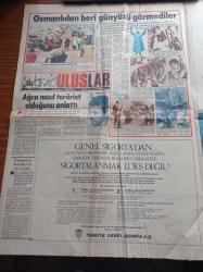 Günaydın Gazetesi - 6 Haziran 1985 - Özel Taksi Uçaklar Hayatımıza Giriyor - Prenses Stephanie İstanbul'a Geliyor - Belkıs Akkale - Nuri Sesigüzel - Ümit Aktan - Kuduz Köpeğin Isırdığı 12 Çocuk Hala Ortada Yok - Filistin Osmanlı'dan Beri Günyüzü Görmedi - Mehmet Ali Ağca Nasıl Terörist Olduğunu Anlattı - Filistin Kurtuluş Örgütü - Leyla Halid - Siyonistler - Yaser Arafat - Papandreu Amerika'ya Göz Kırptı