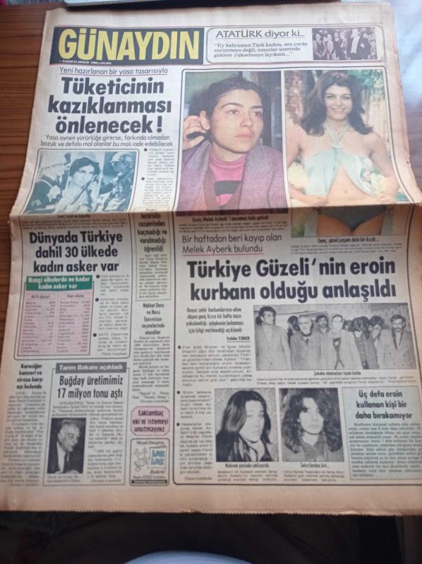 Günaydın Gazetesi 21 Aralık 1980 Dallas Dizisinde Kim Kimdir  