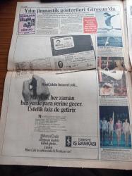 Günaydın Gazetesi - 17 Temmuz 1981 - Niyazi Yurtseven Çınarspor Başkanı Oldu - Galatasaray Teknik Direktörü Brian Brich - Beşiktaş Almanya'ya Gidiyor - Gülhane Parkı - Rus Jimnastikçisi Nelly Kim Yurdumuza Geliyor - Savcı Doğan Öz'ün Katil Sanığının Ölüm Cezası 3. Defa Bozuldu