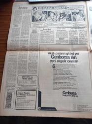 Günaydın Gazetesi - 17 Temmuz 1981 - Niyazi Yurtseven Çınarspor Başkanı Oldu - Galatasaray Teknik Direktörü Brian Brich - Beşiktaş Almanya'ya Gidiyor - Gülhane Parkı - Rus Jimnastikçisi Nelly Kim Yurdumuza Geliyor - Savcı Doğan Öz'ün Katil Sanığının Ölüm Cezası 3. Defa Bozuldu