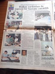 Günaydın Gazetesi - 14 Ağustos 1981 - İşte Bu Da Futbol Balesi - İstanbul Tenis Turnuvası - Kaçma Hazırlığı Yapan Mehmet Ali Ağca'nın Cezaevi Değiştirildi - Bir Ay Önce Evlenen Sezen Aksu İki Ay Sonra Anne Olacak - Tuncay Mataracı Öldürüleceğini İleri Sürdü - Türkiye'de İlk Pulu Agah Efendi Sigara Kağıdı Üstüne Bastırdı