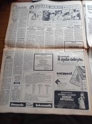 Günaydın Gazetesi - 14 Ağustos 1981 - İşte Bu Da Futbol Balesi - İstanbul Tenis Turnuvası - Kaçma Hazırlığı Yapan Mehmet Ali Ağca'nın Cezaevi Değiştirildi - Bir Ay Önce Evlenen Sezen Aksu İki Ay Sonra Anne Olacak - Tuncay Mataracı Öldürüleceğini İleri Sürdü - Türkiye'de İlk Pulu Agah Efendi Sigara Kağıdı Üstüne Bastırdı