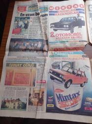 Günaydın Gazetesi - 2 Eylül 1984 - Galatasaray'ın Yüzü Bu Sefer Güldü - Erdal Keser - Fenerbahçe Artık Kampa Girmeyecek - Suudi Arabistan Kralı'nın Kardeşi Türkiye Gezisini Yarıda Kesti - Türk İş Genel Sekreteri Sadık Şide - Çalışma Ve Sosyal Güvenlik Bakanı Mustafa Kalemli Emeklilik Yaşı 55'e Çıkacak - Filistin Kurtuluş Örgütü Temsilcisi Ebu Firaz'a Ankara'da Suikast Planı - Ünlü Wolkswagen Zarar Ediyor - Bitlis Sigarası İstanbul'da Satılmayacak