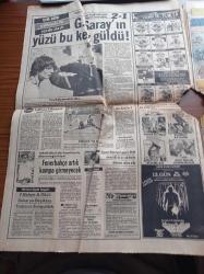 Günaydın Gazetesi - 2 Eylül 1984 - Galatasaray'ın Yüzü Bu Sefer Güldü - Erdal Keser - Fenerbahçe Artık Kampa Girmeyecek - Suudi Arabistan Kralı'nın Kardeşi Türkiye Gezisini Yarıda Kesti - Türk İş Genel Sekreteri Sadık Şide - Çalışma Ve Sosyal Güvenlik Bakanı Mustafa Kalemli Emeklilik Yaşı 55'e Çıkacak - Filistin Kurtuluş Örgütü Temsilcisi Ebu Firaz'a Ankara'da Suikast Planı - Ünlü Wolkswagen Zarar Ediyor - Bitlis Sigarası İstanbul'da Satılmayacak