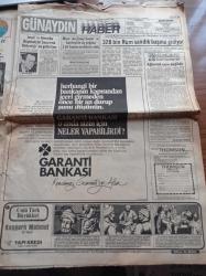 Günaydın Gazetesi - 13 Şubat 1983 - Fenerbahçeli Efe İlk Kez Eski Takımı Eczacıbaşına Karşı Oynuyor - Galatasaray İskenderunspor Maçı - Zeki Alasya - Metin Akpınar - İtalya Mafia'dan illallah Dedi - Hacı Ali Demirel Teslim Oldu - Partiler Yasası İçin 48 Üye Söz istedi - Kıbrıs Türk Federe Devleti - Sadi Irmak - Koramiral Doğan Toktamış Toprağa Verildi