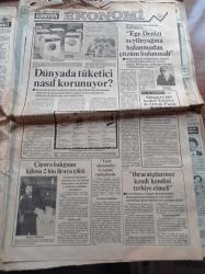 Günaydın Gazetesi - 13 Şubat 1983 - Fenerbahçeli Efe İlk Kez Eski Takımı Eczacıbaşına Karşı Oynuyor - Galatasaray İskenderunspor Maçı - Zeki Alasya - Metin Akpınar - İtalya Mafia'dan illallah Dedi - Hacı Ali Demirel Teslim Oldu - Partiler Yasası İçin 48 Üye Söz istedi - Kıbrıs Türk Federe Devleti - Sadi Irmak - Koramiral Doğan Toktamış Toprağa Verildi