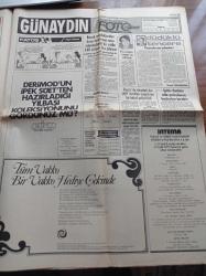 Günaydın Gazetesi - 22 Aralık 1979 - Bastır Türkiye Türkiye Almanya Maçı - Fatih Terim - Rummenigge - Şenol Güneş - Avrupa Uluslar Kupası - Münir Özkul - Humeyni ABD Bize Müdahale Edemez - Barış Manço - Süleyman Demirel CHP'ye Tekrar Destek Çağrısı Yaptı - Alparslan Türkeş Bakanlığı Komünistler Bastı Dedi - Almanların 1980 Turizm Programında Türkiye Yok