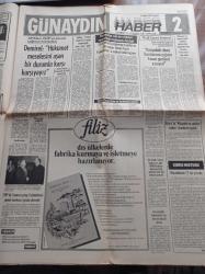 Günaydın Gazetesi - 22 Aralık 1979 - Bastır Türkiye Türkiye Almanya Maçı - Fatih Terim - Rummenigge - Şenol Güneş - Avrupa Uluslar Kupası - Münir Özkul - Humeyni ABD Bize Müdahale Edemez - Barış Manço - Süleyman Demirel CHP'ye Tekrar Destek Çağrısı Yaptı - Alparslan Türkeş Bakanlığı Komünistler Bastı Dedi - Almanların 1980 Turizm Programında Türkiye Yok