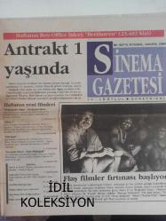 Sinema Gazetesi Filmcilik ve Sinemacılık Dergisi - 12-18 Eylül - Antrakt 1 Yaşında - Flaş Filmler Fırtınası Başlıyor - ''Alien 3'' Filmi - Sınır ya da Berlin - 70 Yıl Önce Bir Anti-Militarist - Bu Yıl ''Portakal'' On Dilim - Kısa Filmcilere Çağrı - İn Berlin - Gecenin Ötesi Filmi - Van Damme Efsanesi Filmi - Hit Man - Seni Seviyorum Rosa - Beethoven - Anahtar - Lethal Weapon 3 Filmi - Geçmişe Yolculuk Filmi - Doğadaki Umut Filmi - Christopher Columbus Filmi - Onbir Gün Onbir Gece 3 Filmi fotoğraf ve haberi - Tam Takım Dergi