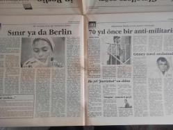Sinema Gazetesi Filmcilik ve Sinemacılık Dergisi - 12-18 Eylül - Antrakt 1 Yaşında - Flaş Filmler Fırtınası Başlıyor - ''Alien 3'' Filmi - Sınır ya da Berlin - 70 Yıl Önce Bir Anti-Militarist - Bu Yıl ''Portakal'' On Dilim - Kısa Filmcilere Çağrı - İn Berlin - Gecenin Ötesi Filmi - Van Damme Efsanesi Filmi - Hit Man - Seni Seviyorum Rosa - Beethoven - Anahtar - Lethal Weapon 3 Filmi - Geçmişe Yolculuk Filmi - Doğadaki Umut Filmi - Christopher Columbus Filmi - Onbir Gün Onbir Gece 3 Filmi fotoğraf ve haberi - Tam Takım Dergi