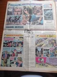 Günaydın Gazetesi - 9 Eylül 1974 - Kıbrıs'ta Rumların Şehit Ettiği Gazeteci Adem Yavuz'un Cenazesi - Kıbrıs'taki Türk Esirlerden Bülent Ecevit'e Mesaj Var - Dadaş Hasan Çizgi Roman - Keban Barajı Bugün Açılıyor - Fatih'in Fedaisi Kara Murat Çizgi Roman - Beşiktaş Bursaspor'u Rahat Mağlup Etti - Fenerbahçe Trabzonspor'u Yendi