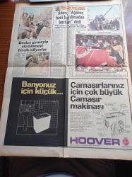 Günaydın Gazetesi - 9 Eylül 1974 - Kıbrıs'ta Rumların Şehit Ettiği Gazeteci Adem Yavuz'un Cenazesi - Kıbrıs'taki Türk Esirlerden Bülent Ecevit'e Mesaj Var - Dadaş Hasan Çizgi Roman - Keban Barajı Bugün Açılıyor - Fatih'in Fedaisi Kara Murat Çizgi Roman - Beşiktaş Bursaspor'u Rahat Mağlup Etti - Fenerbahçe Trabzonspor'u Yendi