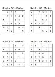 Çocuklar İçin 6x6 Sudoku Kitabı (360 Sudoku)