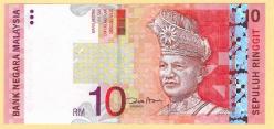 MALEZYA MALAYSIA 10 RINGGIT 1999 P42c UNC (15 752) ÇİL