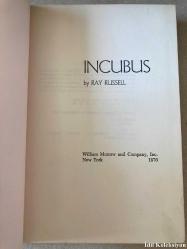 İNCUBUS - Ray Russell - William Morrow and Company - İngilizce Kitap (İNCÜBÜS)