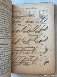 Tischler (Schreiner) Arbeiten - Sammlung Göschen  - Professor E. Viehweger - Vereinigung wissenschaftlicher Verleger - Almanca Kitap (Zamana Dayalı Yıpranmaları Mevcuttur)